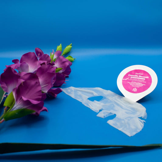 Masque en tissu bio cellulose aux extraits de Camellia