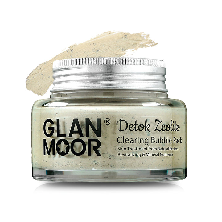 Glanmoor Detok Zeolite clearing bubble pack 100ml - Cosmétiques coréens Skincare Coréens