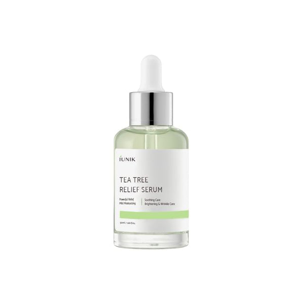 Iunik Tea Tree Relief Serum 50ml - Cosmétiques coréens Skincare Coréens