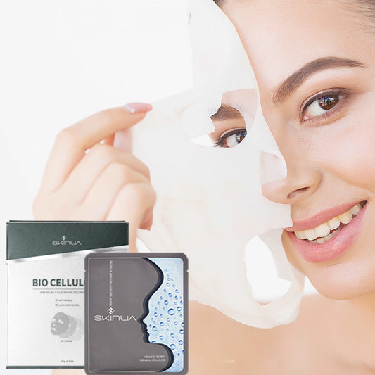 Masque visage en tissu anti-rides bio cellulose