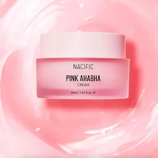 Nacific pink AHA BHA cream 50g - Cosmétiques coréens Skincare Coréens