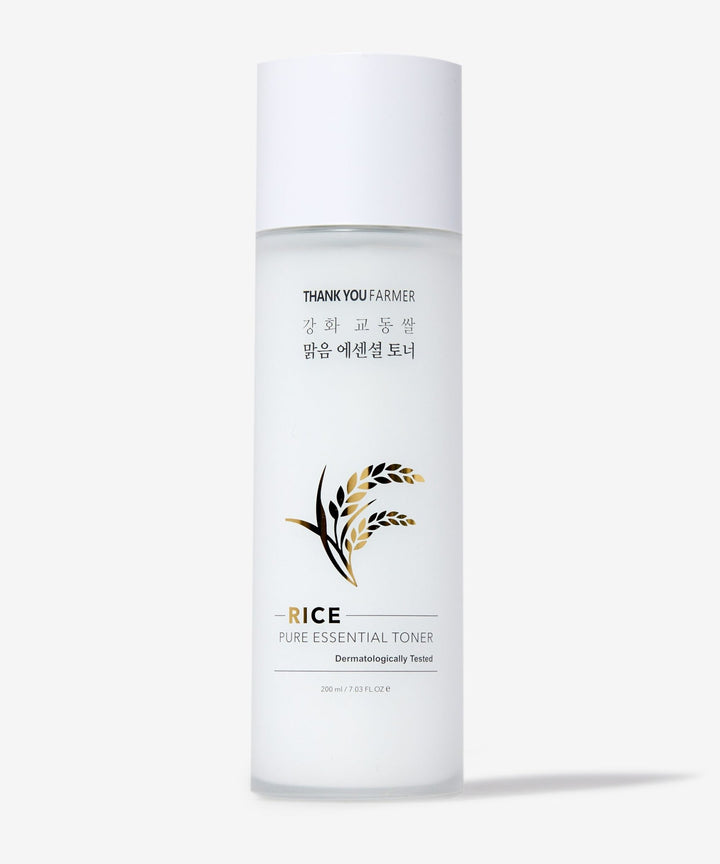 Thank you farmer rice pure essential toner 200 ml - Cosmétiques coréens Skincare Coréens